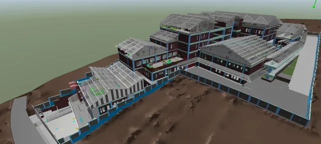 Infraestructura hospitalaria. Modelos LOD 300–400 para salud.